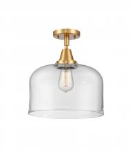 Innovations Lighting 447-1C-SG-G72-L-LED - Bell - 1 Light - 12 inch - Satin Gold - Flush Mount