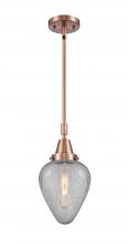 Innovations Lighting 447-1S-AC-G165 - Geneseo - 1 Light - 7 inch - Antique Copper - Mini Pendant