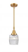 Innovations Lighting 447-1S-SG-G302 - Colton - 1 Light - 6 inch - Satin Gold - Mini Pendant