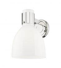 Innovations Lighting 464-1W-PN-G464D-7GW - Lawton Bell - 1 Light - 8 inch - Polished Nickel - Sconce