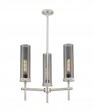 Innovations Lighting 471-3CR-SN-G471-12SM - Lincoln - 3 Light - 21 inch - Satin Nickel - Pendant