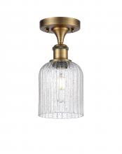 Innovations Lighting 516-1C-BB-G559-5SDY - Bridal Veil - 1 Light - 5 inch - Brushed Brass - Semi-Flush Mount