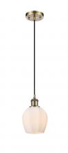 Innovations Lighting 516-1P-AB-G461-6 - Norfolk - 1 Light - 6 inch - Antique Brass - Cord hung - Mini Pendant