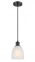 Innovations Lighting 516-1P-BK-G441 - Brookfield - 1 Light - 6 inch - Matte Black - Cord hung - Mini Pendant