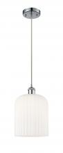 Innovations Lighting 516-1P-PC-G559-8GWH - Bridal Veil - 1 Light - 5 inch - Polished Chrome - Cord hung - Mini Pendant