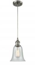 Innovations Lighting 516-1P-SN-G2812-LED - Hanover - 1 Light - 6 inch - Brushed Satin Nickel - Cord hung - Mini Pendant