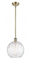 Innovations Lighting 516-1S-AB-G1215-10 - Athens Water Glass - 1 Light - 10 inch - Antique Brass - Mini Pendant