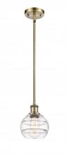Innovations Lighting 516-1S-AB-G556-6CL - Rochester - 1 Light - 6 inch - Antique Brass - Mini Pendant