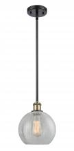 Innovations Lighting 516-1S-BAB-G125 - Athens - 1 Light - 8 inch - Black Antique Brass - Mini Pendant