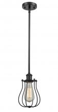 Innovations Lighting 516-1S-BK-CE513-BK - Muselet - 1 Light - 6 inch - Matte Black - Mini Pendant