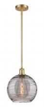 Innovations Lighting 516-1S-SG-G1213-10SM - Athens Deco Swirl - 1 Light - 10 inch - Satin Gold - Mini Pendant