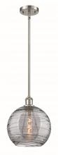 Innovations Lighting 516-1S-SN-G1213-10SM - Athens Deco Swirl - 1 Light - 10 inch - Brushed Satin Nickel - Mini Pendant