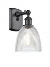 Innovations Lighting 516-1W-BK-G382 - Castile - 1 Light - 6 inch - Matte Black - Sconce