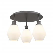 Innovations Lighting 516-3C-OB-G651-6 - Cindyrella - 3 Light - 18 inch - Oil Rubbed Bronze - Flush Mount