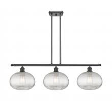 Innovations Lighting 516-3I-OB-G555-10CL - Ithaca - 3 Light - 37 inch - Oil Rubbed Bronze - Cord hung - Island Light