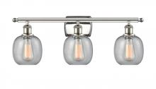 Innovations Lighting 516-3W-PN-G104-LED - Belfast - 3 Light - 26 inch - Polished Nickel - Bath Vanity Light