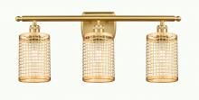 Innovations Lighting 516-3W-SG-M18-SG - Nestbrook - 3 Light - 25 inch - Satin Gold - Bath Vanity Light