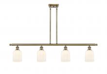 Innovations Lighting 516-4I-AB-G559-5GWH - Bridal Veil - 4 Light - 48 inch - Antique Brass - Cord hung - Island Light