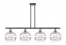 Innovations Lighting 516-4I-BAB-G556-10CL - Rochester - 4 Light - 48 inch - Black Antique Brass - Cord hung - Island Light