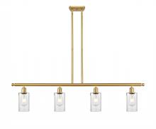 Innovations Lighting 516-4I-SG-G804 - Clymer - 4 Light - 48 inch - Satin Gold - Cord hung - Island Light