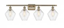 Innovations Lighting 516-4W-AB-G654-8 - Cindyrella - 4 Light - 38 inch - Antique Brass - Bath Vanity Light