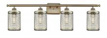 Innovations Lighting 516-4W-AB-M18-AB - Nestbrook - 4 Light - 35 inch - Antique Brass - Bath Vanity Light