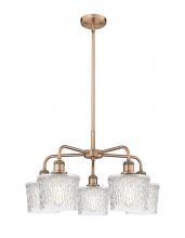 Innovations Lighting 516-5CR-AC-G402 - Niagara - 5 Light - 25 inch - Antique Copper - Chandelier