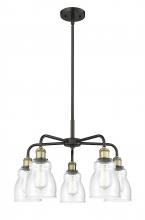 Innovations Lighting 516-5CR-BAB-G394 - Ellery - 5 Light - 23 inch - Black Antique Brass - Chandelier