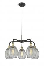 Innovations Lighting 516-5CR-BAB-G82 - Eaton - 5 Light - 24 inch - Black Antique Brass - Chandelier