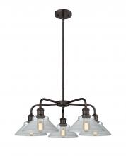 Innovations Lighting 516-5CR-OB-G132 - Orwell - 5 Light - 26 inch - Oil Rubbed Bronze - Chandelier