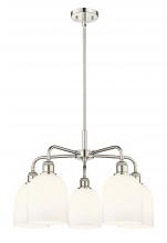 Innovations Lighting 516-5CR-PN-G558-6GWH - Bella - 5 Light - 24 inch - Polished Nickel - Chandelier