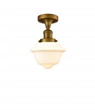 Innovations Lighting 517-1CH-BB-G531 - Oxford - 1 Light - 8 inch - Brushed Brass - Semi-Flush Mount