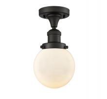 Innovations Lighting 517-1CH-OB-G201-6 - Beacon - 1 Light - 6 inch - Oil Rubbed Bronze - Semi-Flush Mount