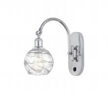 Innovations Lighting 518-1W-PC-G1213-6 - Athens Deco Swirl - 1 Light - 6 inch - Polished Chrome - Sconce