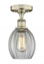 Innovations Lighting 616-1F-AB-G82 - Eaton - 1 Light - 6 inch - Antique Brass - Semi-Flush Mount