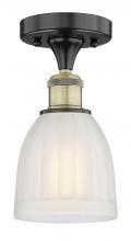 Innovations Lighting 616-1F-BAB-G441 - Brookfield - 1 Light - 6 inch - Black Antique Brass - Semi-Flush Mount