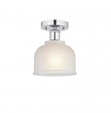 Innovations Lighting 616-1F-PC-G411 - Dayton - 1 Light - 6 inch - Polished Chrome - Semi-Flush Mount