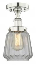 Innovations Lighting 616-1F-PN-G142 - Chatham - 1 Light - 7 inch - Polished Nickel - Semi-Flush Mount