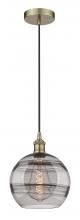 Innovations Lighting 616-1P-AB-G556-10SM - Rochester - 1 Light - 10 inch - Antique Brass - Cord hung - Mini Pendant