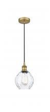 Innovations Lighting 616-1P-BB-G362 - Waverly - 1 Light - 6 inch - Brushed Brass - Cord hung - Mini Pendant