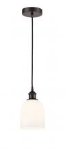 Innovations Lighting 616-1P-OB-G558-6GWH - Bella - 1 Light - 6 inch - Oil Rubbed Bronze - Cord hung - Mini Pendant