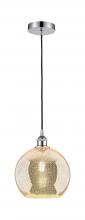 Innovations Lighting 616-1P-PC-G128-10 - Athens - 1 Light - 10 inch - Polished Chrome - Cord hung - Mini Pendant