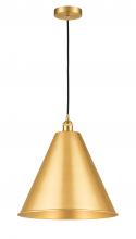 Innovations Lighting 616-1P-SG-MBC-16-SG - Berkshire - 1 Light - 16 inch - Satin Gold - Cord hung - Mini Pendant