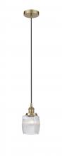 Innovations Lighting 616-1PH-AB-G302 - Colton - 1 Light - 6 inch - Antique Brass - Cord hung - Mini Pendant