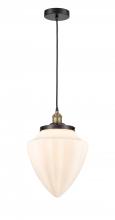 Innovations Lighting 616-1PH-BAB-G661-12 - Bullet - 1 Light - 12 inch - Black Antique Brass - Cord hung - Mini Pendant