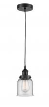 Innovations Lighting 616-1PH-BK-G52 - Bell - 1 Light - 5 inch - Matte Black - Cord hung - Mini Pendant