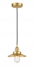 Innovations Lighting 616-1PH-SG-M4 - Edison - 1 Light - 8 inch - Satin Gold - Cord hung - Mini Pendant
