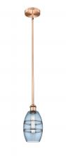 Innovations Lighting 616-1S-AC-G557-6BL - Vaz - 1 Light - 6 inch - Antique Copper - Cord hung - Mini Pendant
