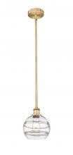 Innovations Lighting 616-1S-BB-G556-8CL - Rochester - 1 Light - 8 inch - Brushed Brass - Cord hung - Mini Pendant