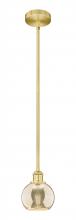 Innovations Lighting 616-1S-SG-G128-6 - Athens - 1 Light - 6 inch - Satin Gold - Cord hung - Mini Pendant